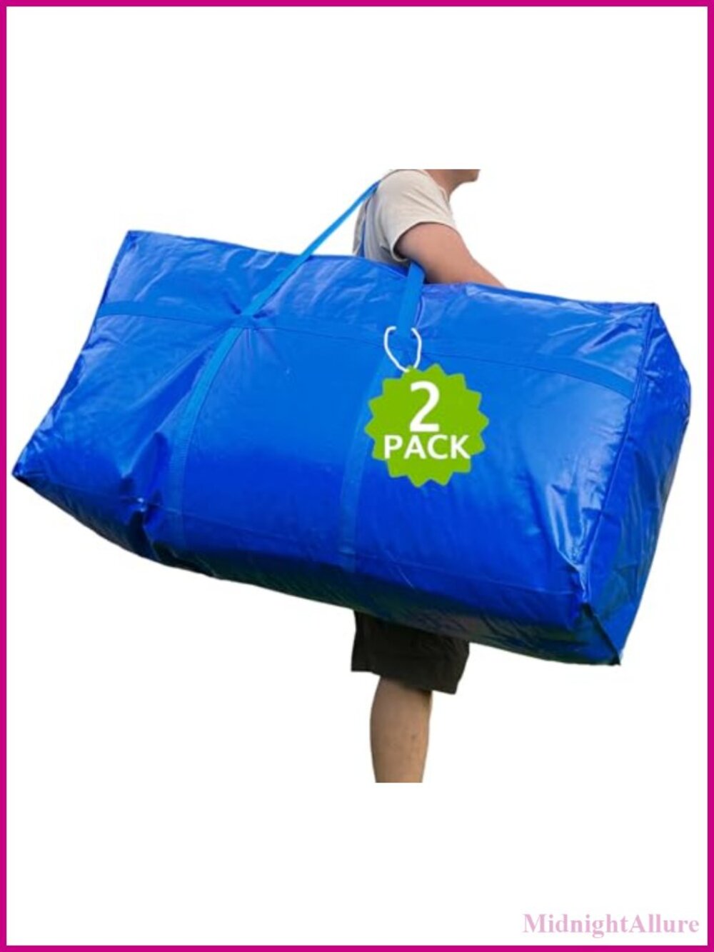 Extra Large Storage Bags 66 Gallon Moving Bags Heavy Duty Zipper
